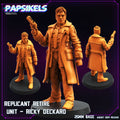 Cyberpunk, Blade Runner Replicant Retire Unit Ricky Deckard , Papsikels, 32mm Mini