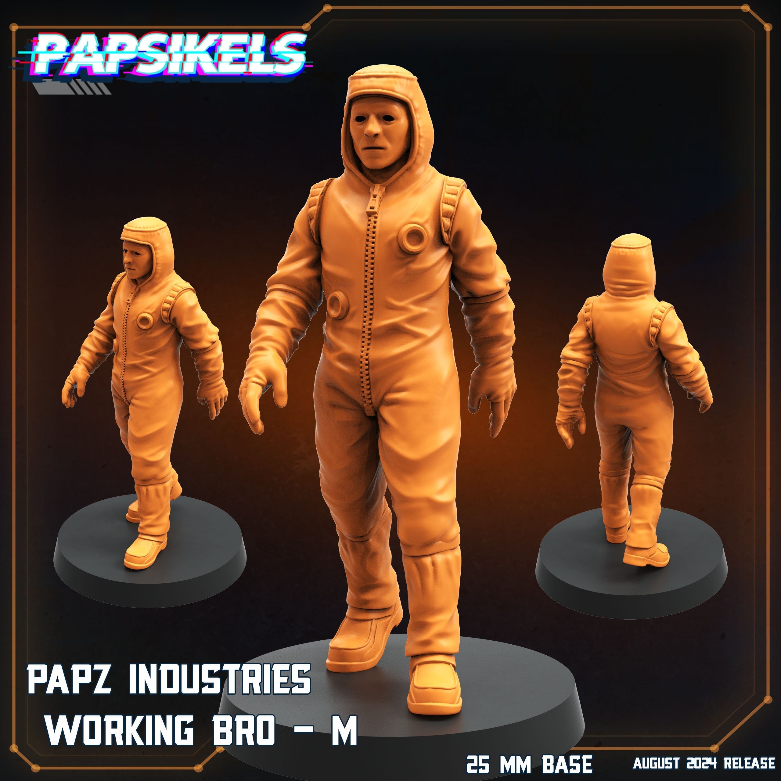 Aliens Vs Humans, Working Bros Set 3 / Working Joes , Papsikels, 32mm Mini