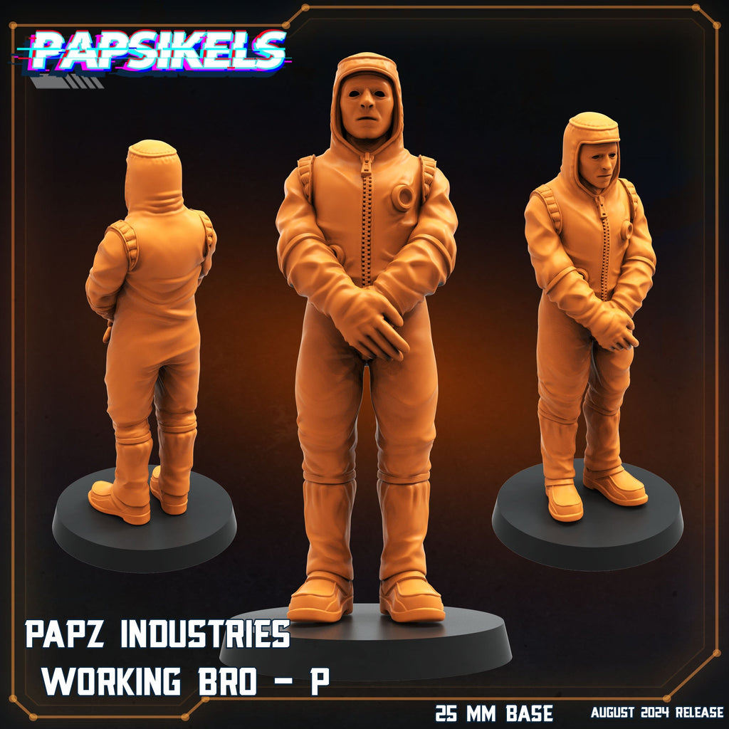 Aliens Vs Humans, Working Bros Set 3 / Working Joes , Papsikels, 32mm Mini