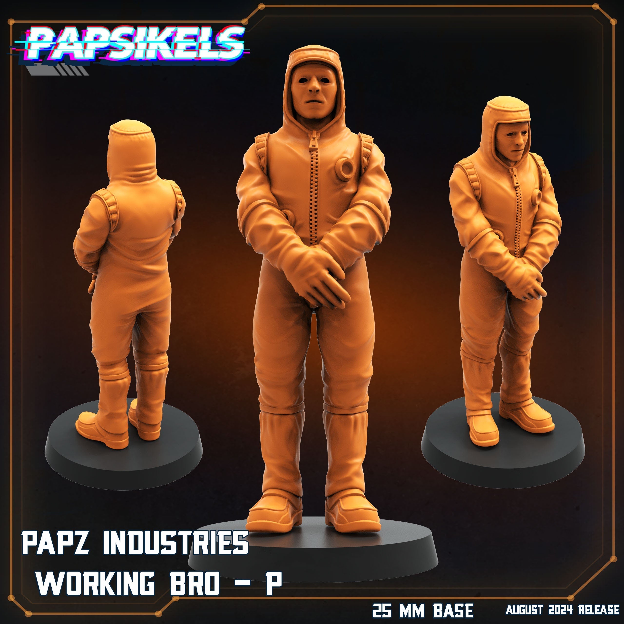 Aliens Vs Humans, Working Bros Set 3 / Working Joes , Papsikels, 32mm Mini