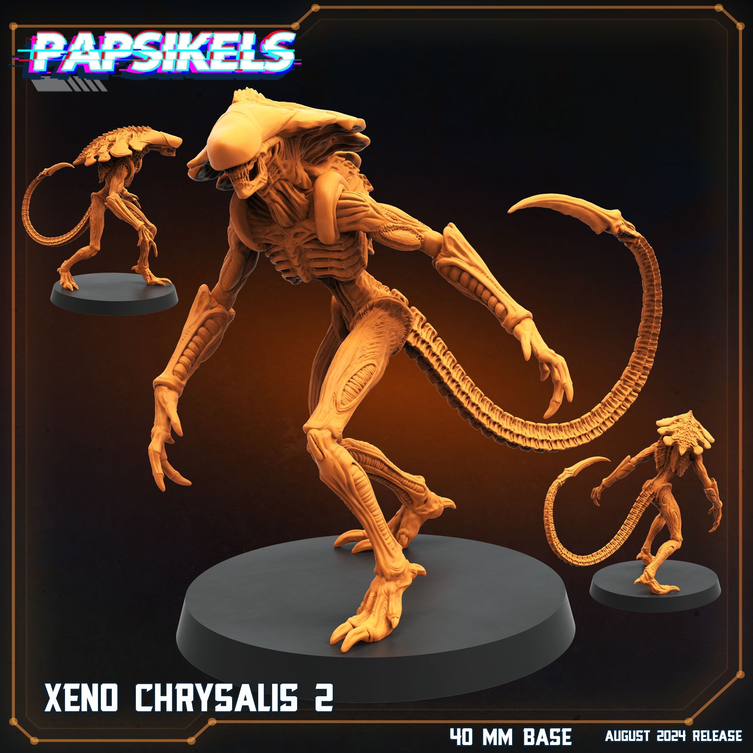 Xeno Crysalises - Aliens, Papsikels, 32mm Mini