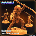 Skull Hunters - Young Blood Skull Hunter Tiboar, Papsikels, Resin - Tabletop miniature - 32mm