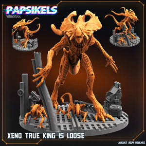 Aliens Vs Humans Xeno True King is Loose, Papsikels, Resin Miniature