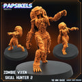 Skull Hunters | Zombie Vixen Skull Hunter 2 | Papsikels, Resin Miniature - Tabletop miniature - Fantasy Miniature - 32mm