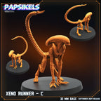 Aliens Vs Humans Remus, Alien Xenomorph Xeno Runners - Papsikels, 32mm Mini