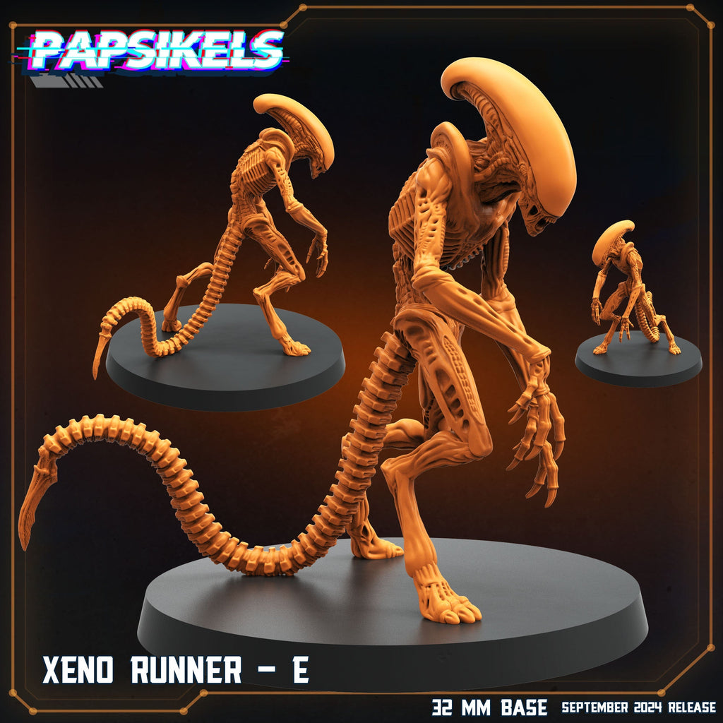 Aliens Vs Humans Remus, Alien Xenomorph Xeno Runners - Papsikels, 32mm Mini