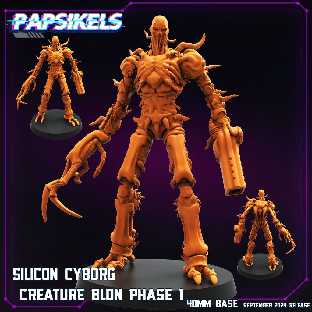 Cyberpunk, Silicon Cyborg Creature - Blon - Blame Anime, Papsikels, 32mm Mini