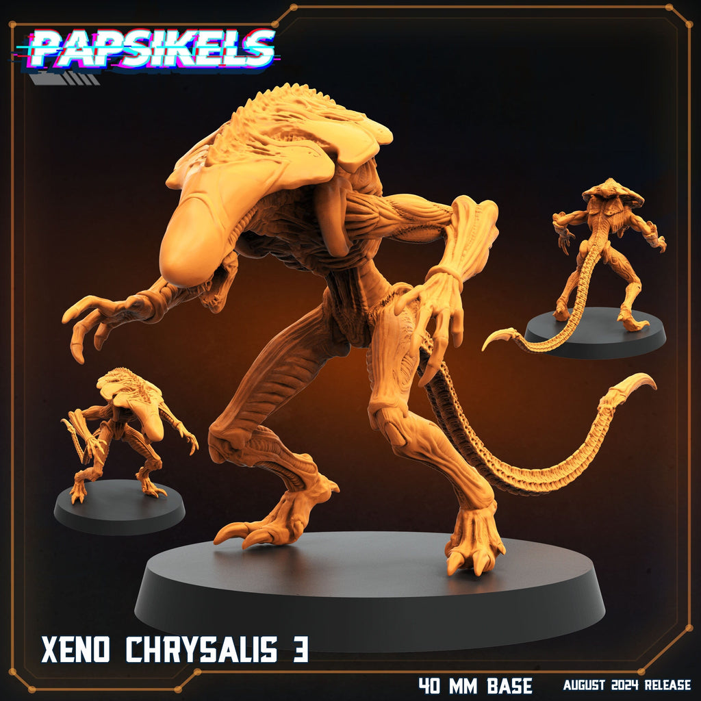 Xeno Crysalises - Aliens, Papsikels, 32mm Mini