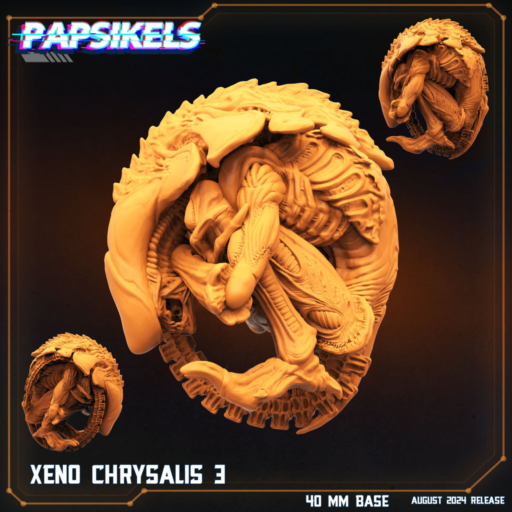 Xeno Crysalises - Aliens, Papsikels, 32mm Mini
