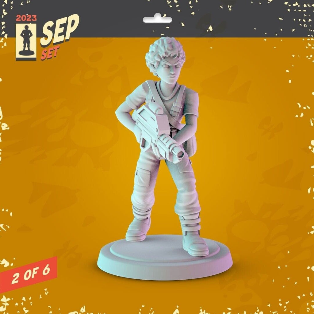 Alien | 27 - Alien Aliens | 32mm Scale | Pop Minis | Pop Chibis | Resin Miniatures