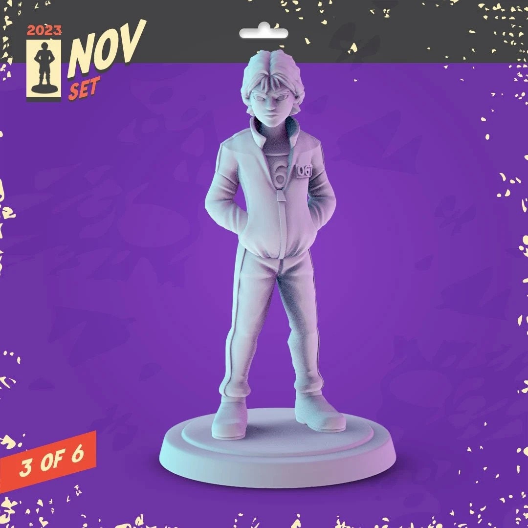 Netflix TV Series Characters | 30 - Witcher, Wednesday, Squid Game | 32mm Scale | Pop Minis | Pop Chibis | Resin Miniatures