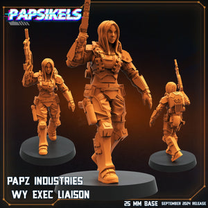 Aliens Vs Humans Remus | Papz Industries WY Exec Liaison, Papsikels, 32mm Mini