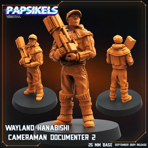 Aliens Vs Humans Remus | Wayland Hanabishi Cameraman Documenters WY | Papsikels, 32mm Mini