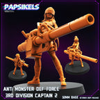 Cyberpunk, Anti Monster Defence Force, Papsikels, 32mm Mini