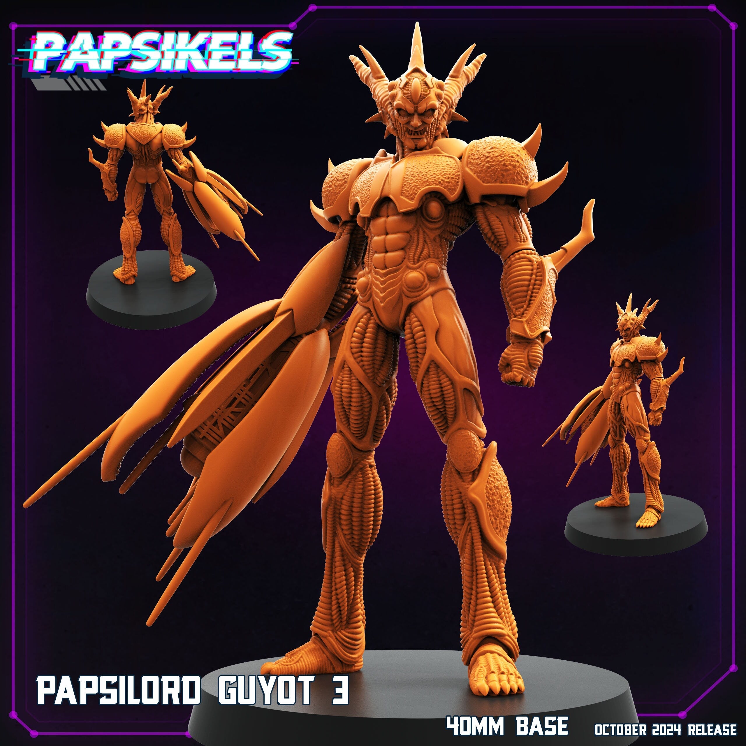 Cyberpunk, Papsilord Guyot (Guyver), Papsikels, 32mm Mini