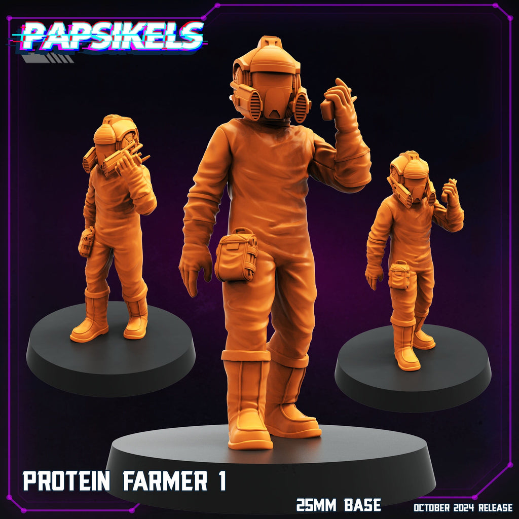 Cyberpunk, Protein Farmers , Papsikels, 32mm Mini