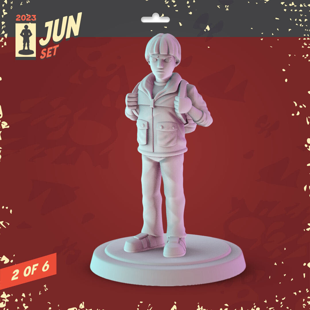 Stranger Things | 24 - Stranger Things Set 1 | 32mm Scale | Pop Minis | Pop Chibis | Resin Miniatures