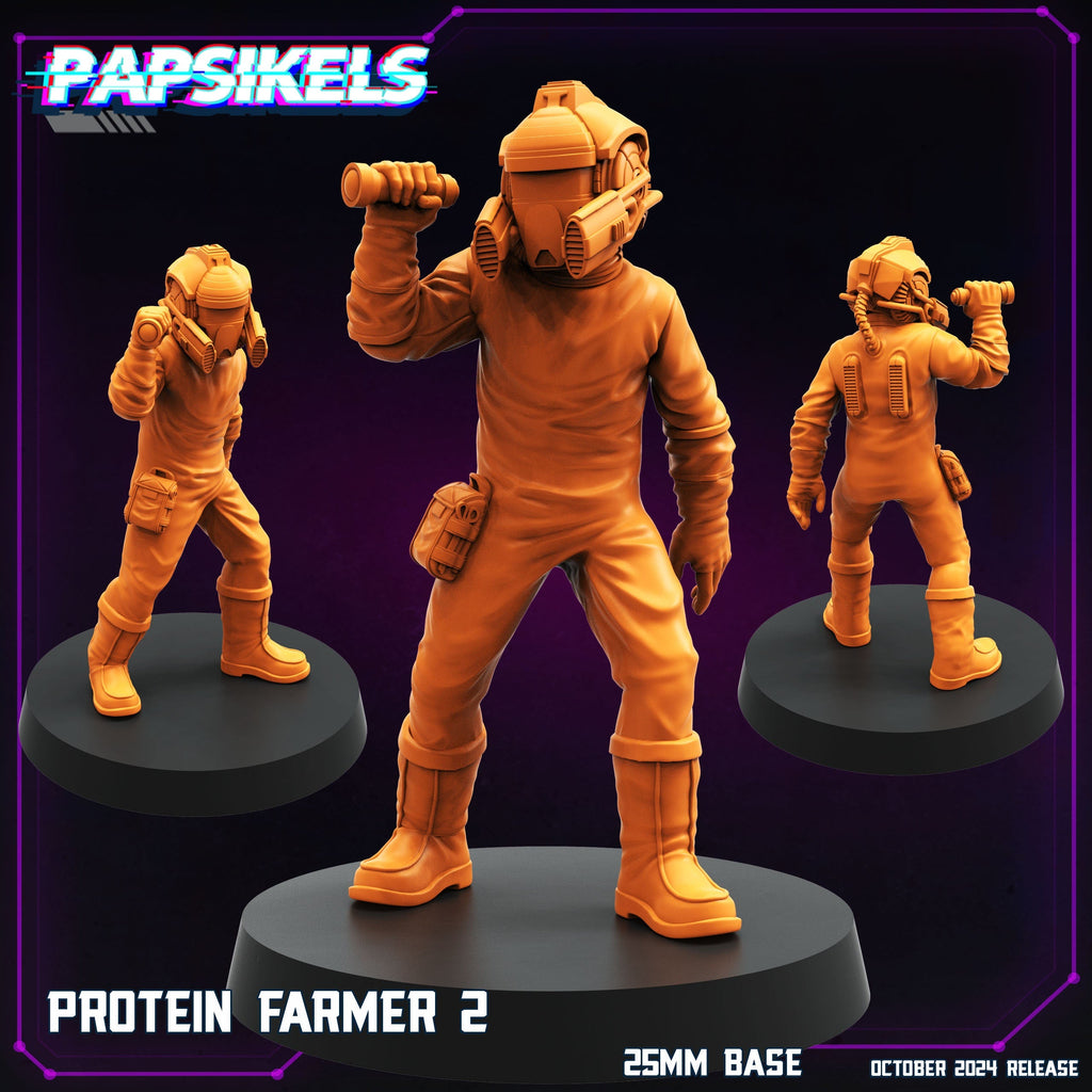 Cyberpunk, Protein Farmers , Papsikels, 32mm Mini