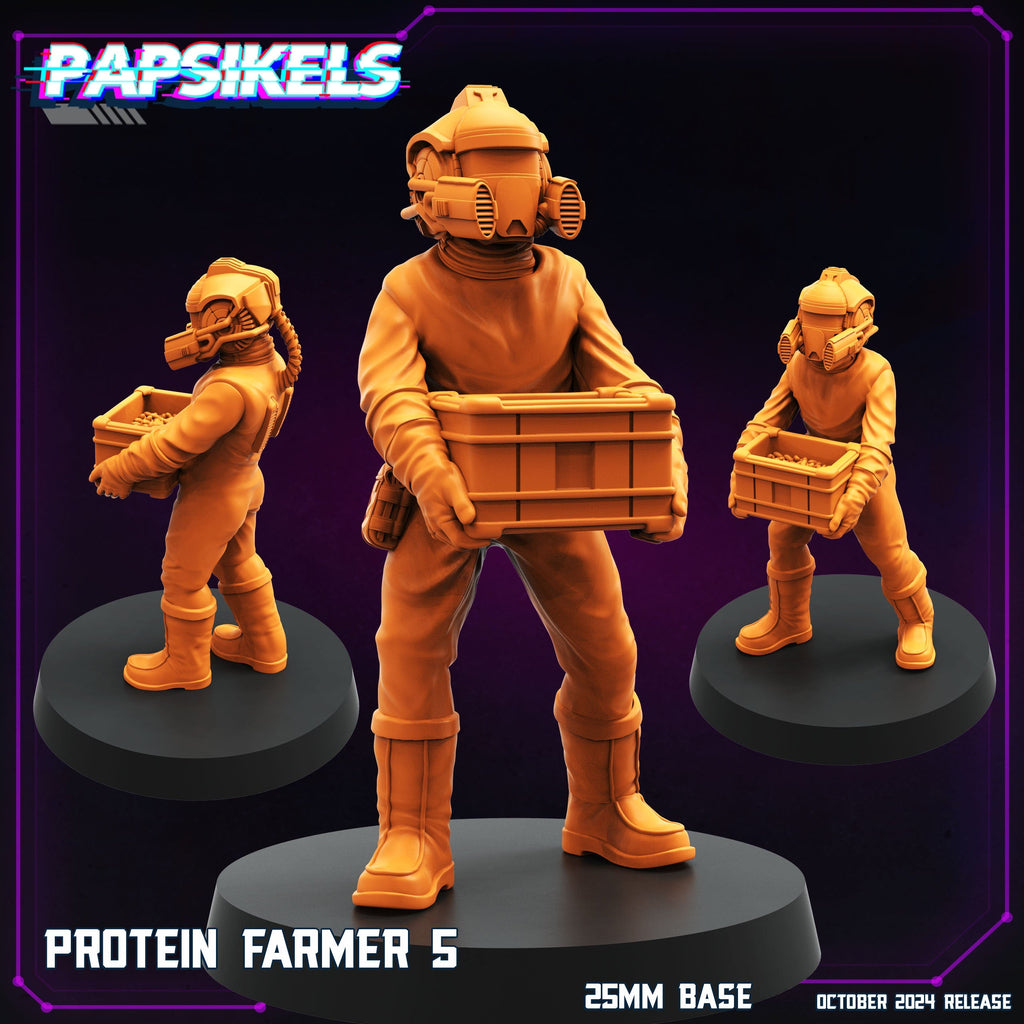 Cyberpunk, Protein Farmers , Papsikels, 32mm Mini