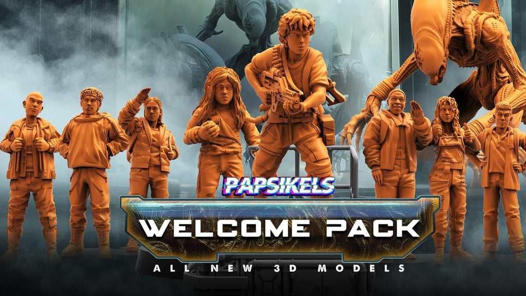 Aliens Vs Humans, Surrogate Child - Newt, Papsikels, 32mm Mini