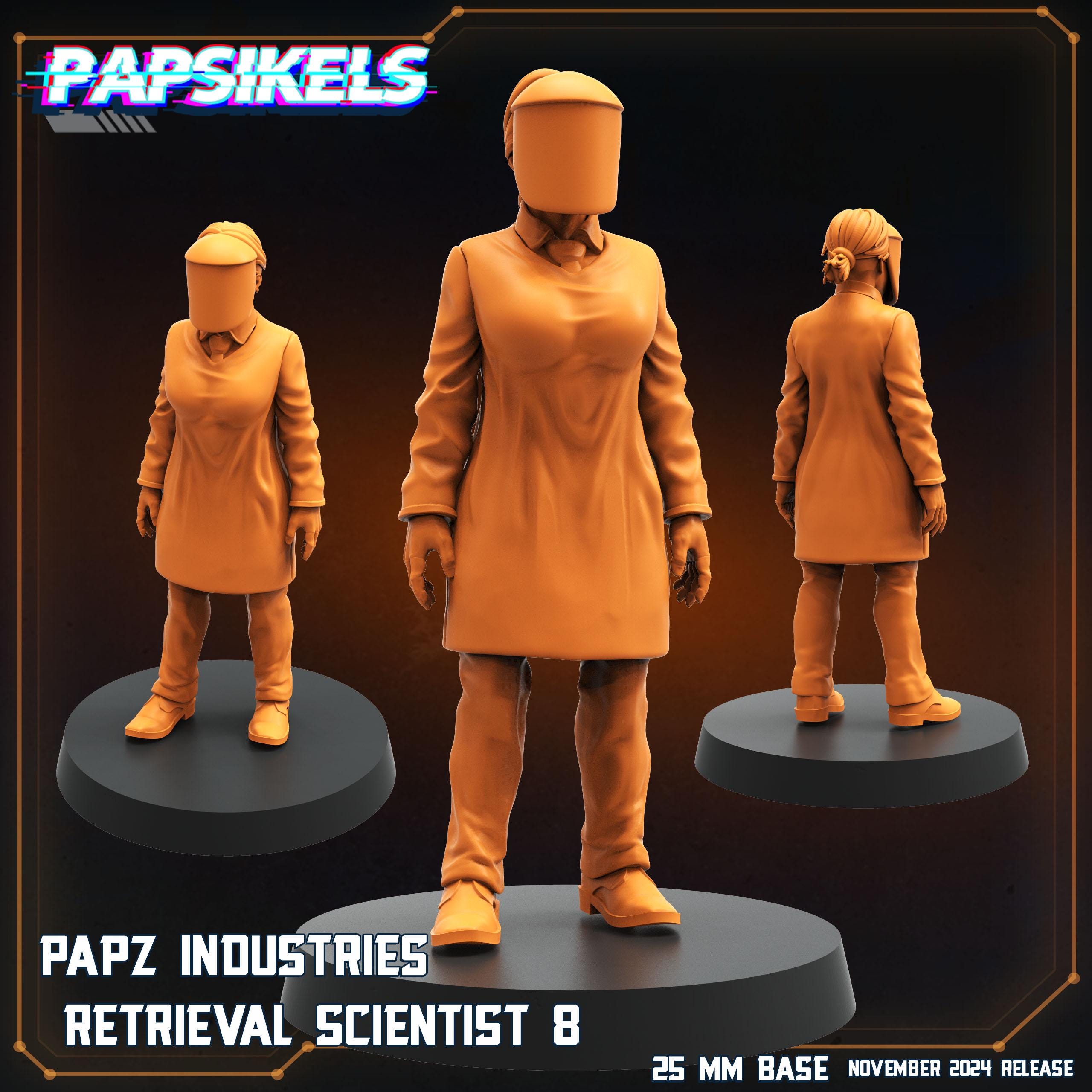 Aliens Vs Humans Execration Romulus, Papz Industries Retrieval Scientists, Papsikels, 32mm Mini