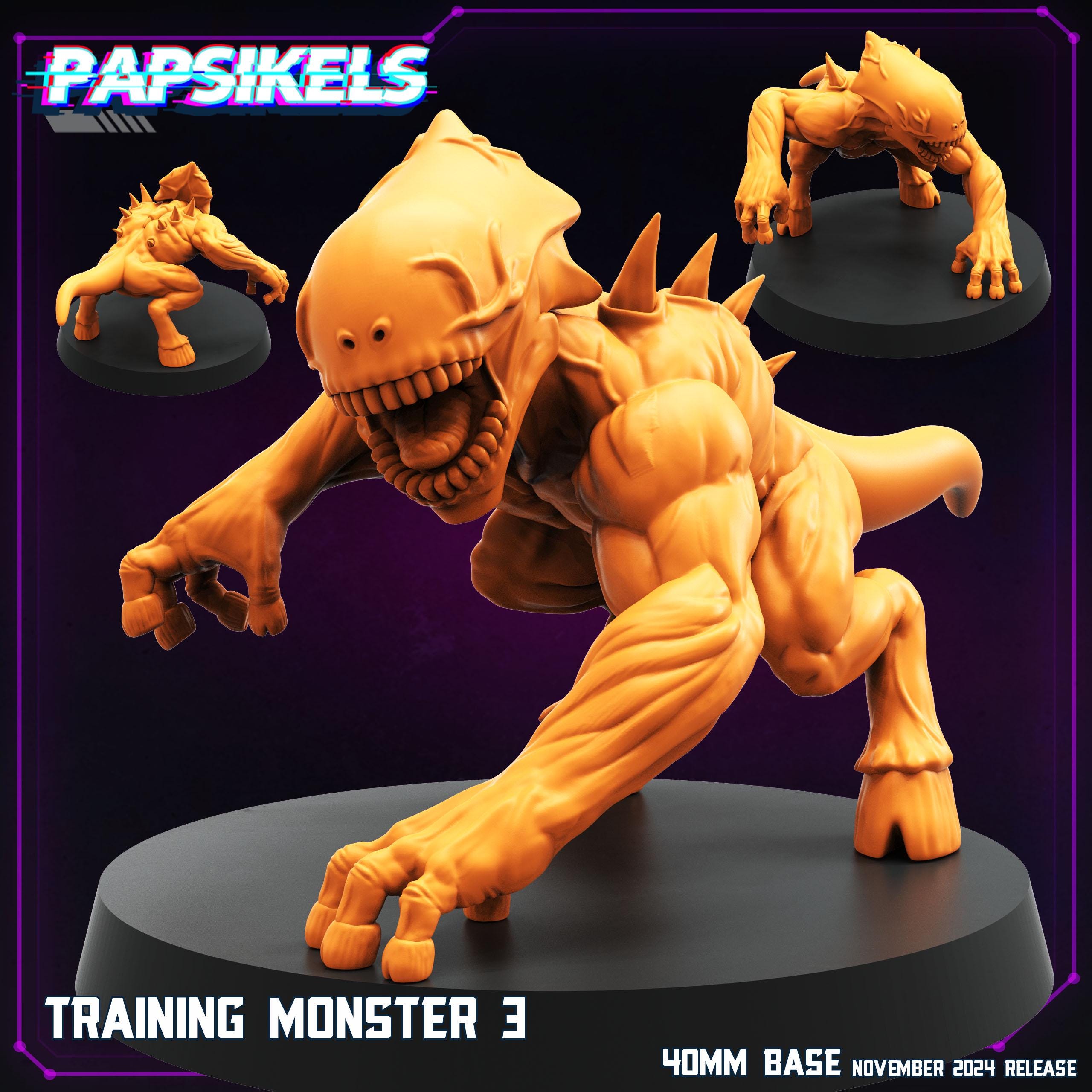 Cyberpunk, Training Monsters, Papsikels, 32mm Mini