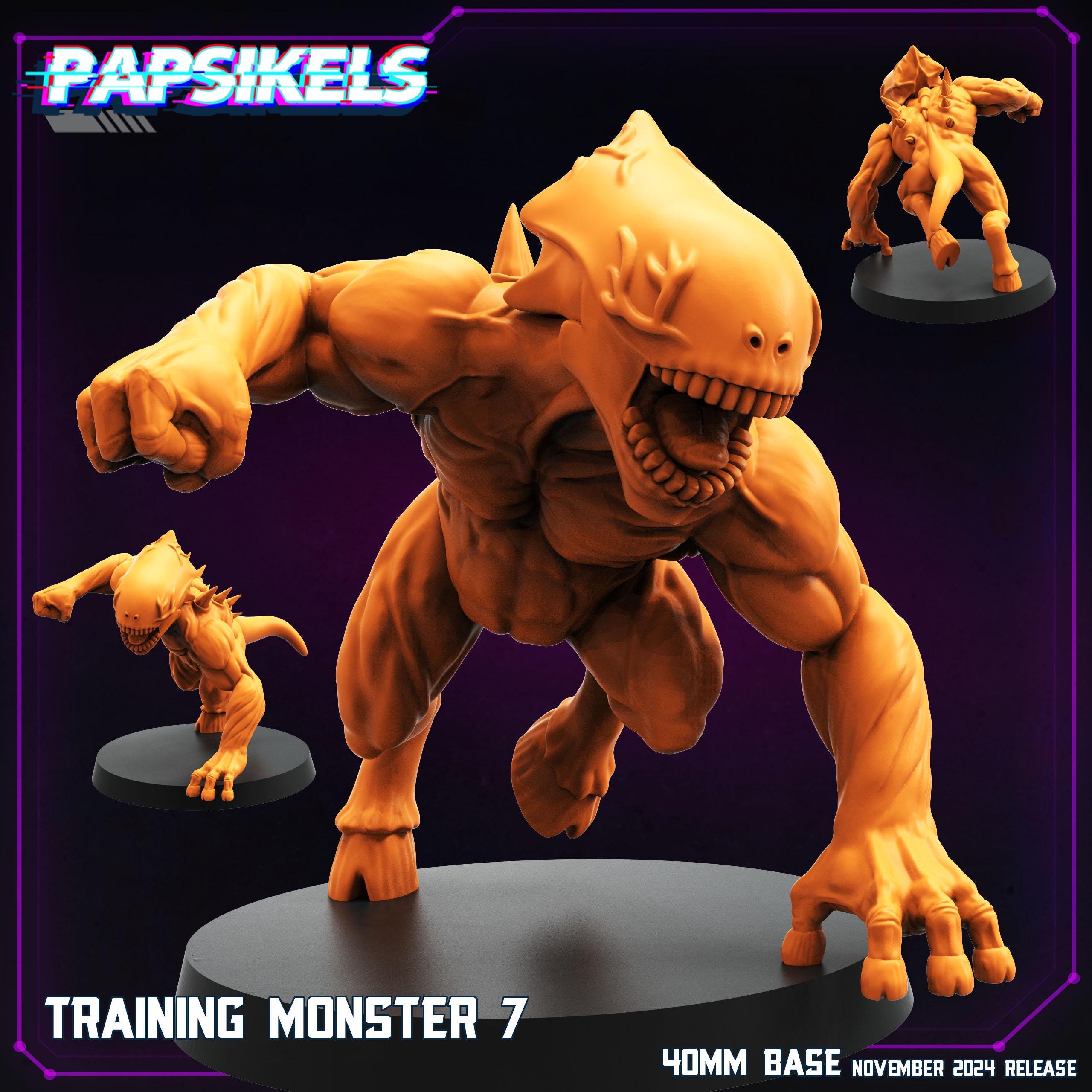 Cyberpunk, Training Monsters, Papsikels, 32mm Mini