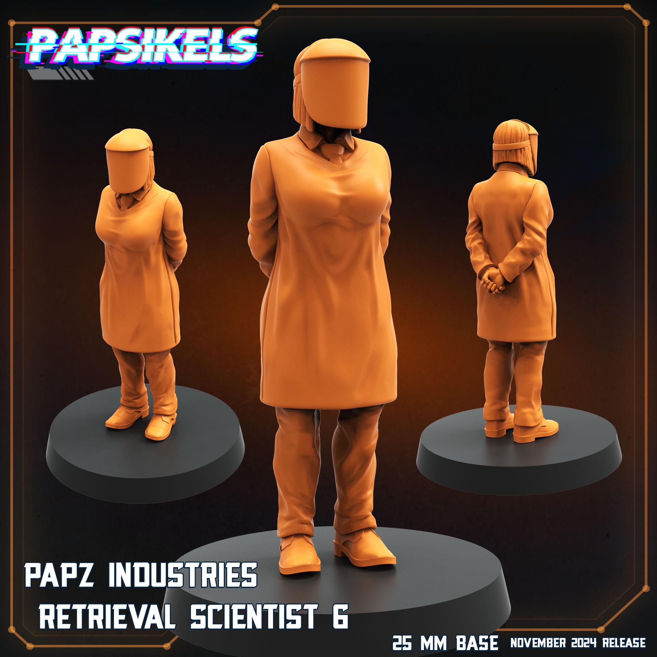 Aliens Vs Humans Execration Romulus, Papz Industries Retrieval Scientists, Papsikels, 32mm Mini