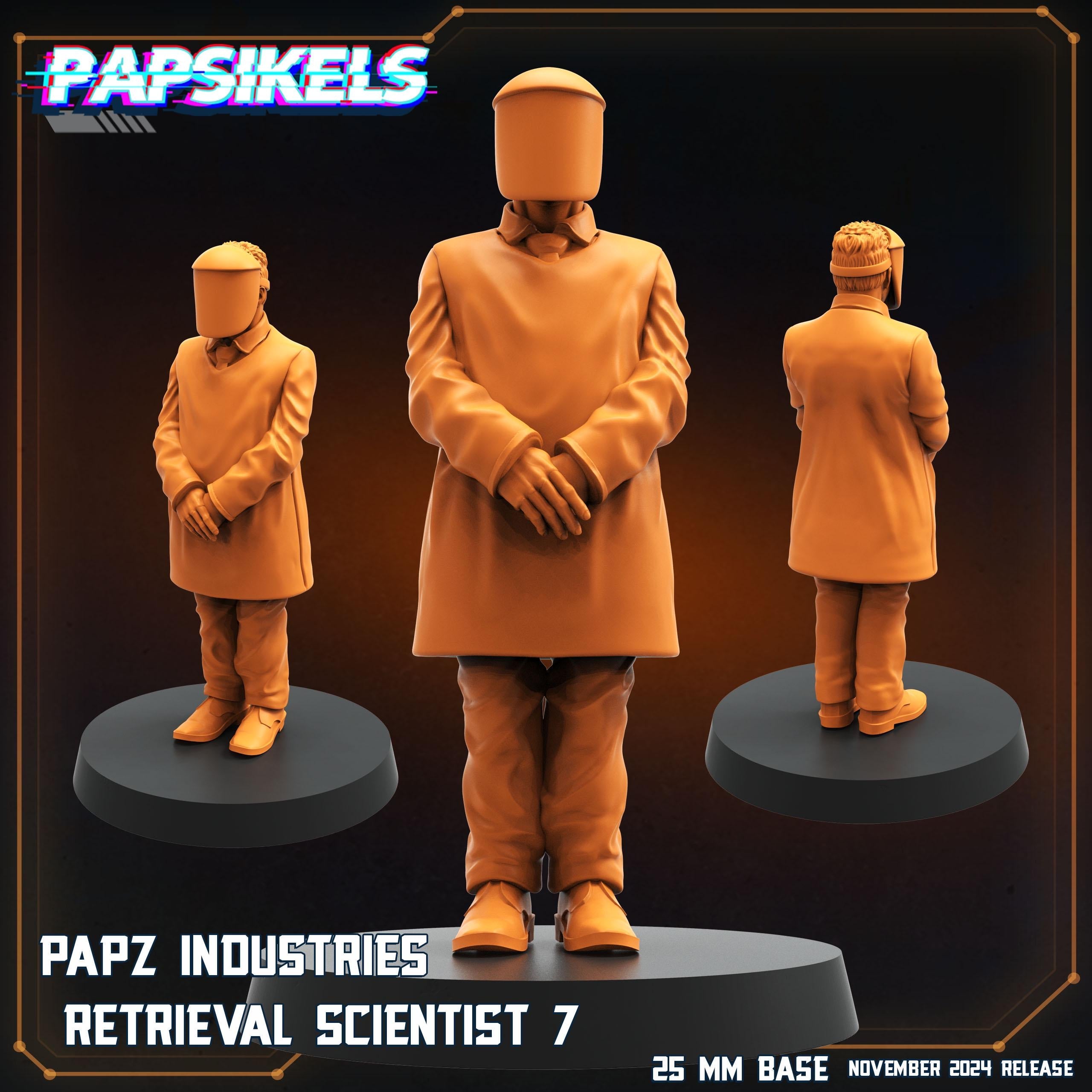 Aliens Vs Humans Execration Romulus, Papz Industries Retrieval Scientists, Papsikels, 32mm Mini