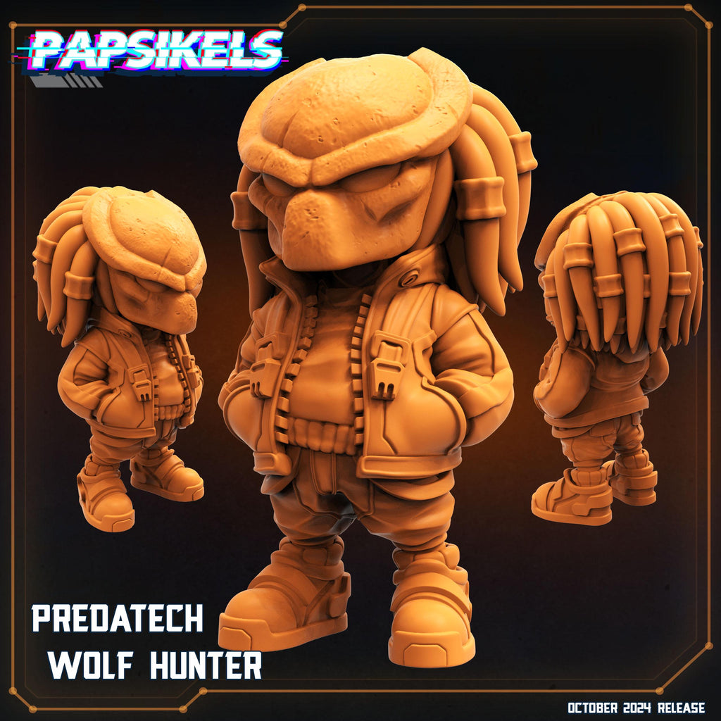 Predtech Wolf Hunter, Skull Hunters, Papsikels, Modular Chibi