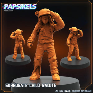 Aliens Vs Humans Execration Romulus, Surrogate Child Salute Newt, Papsikels, 32mm Mini