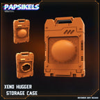 Aliens Vs Humans Execration Romulus, Xeno Hugger Storage Cases - 8 model set, Papsikels, 32mm Mini