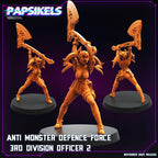 Cyberpunk, Anti Monster Defence Force, Papsikels, 32mm Mini