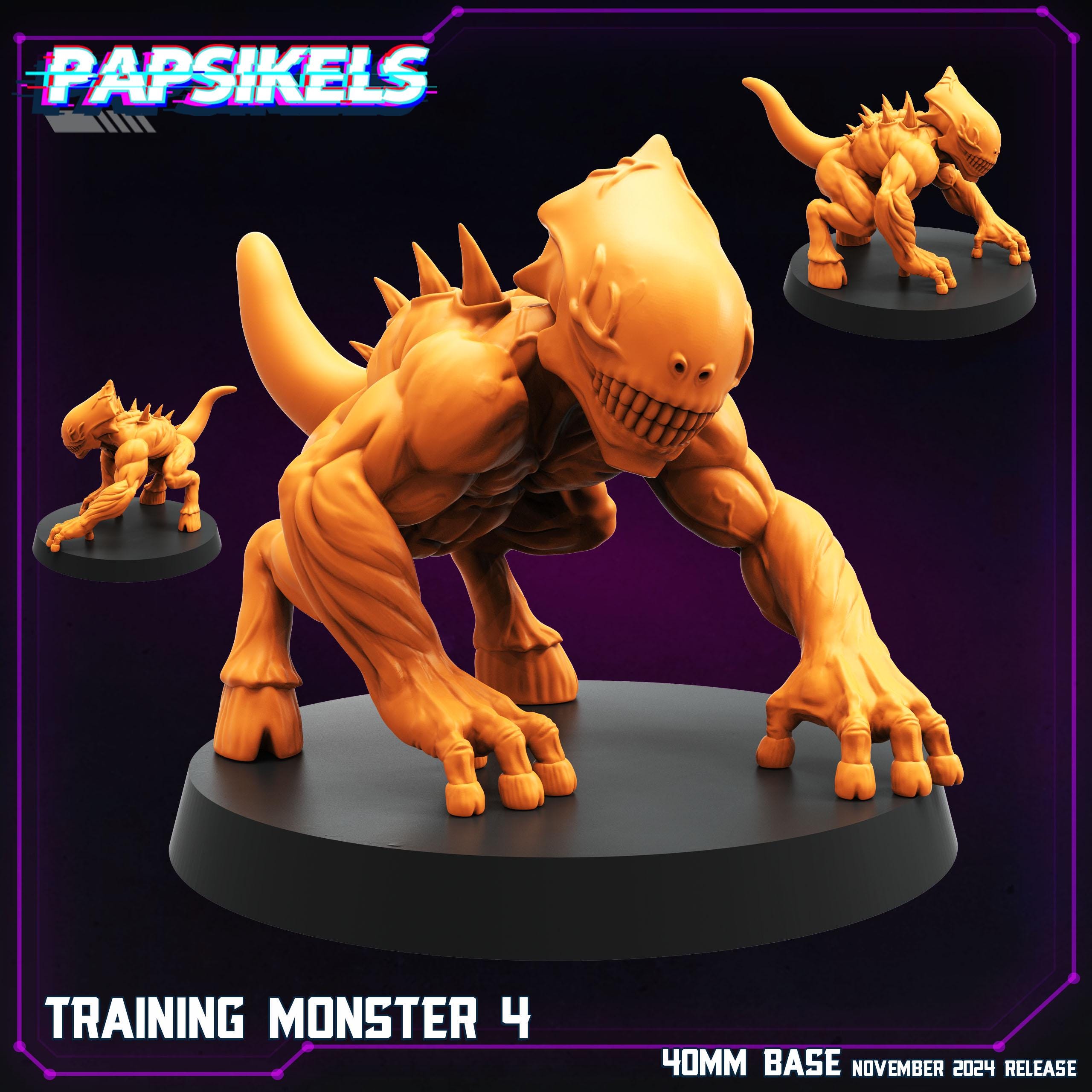 Cyberpunk, Training Monsters, Papsikels, 32mm Mini