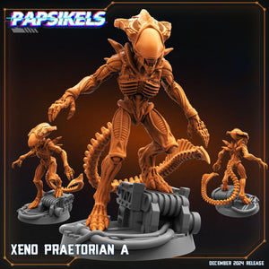 Aliens Vs Humans - Space Dead - Xeno Praetorians - Set 1, Papsikels, 32mm Mini