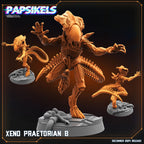 Aliens Vs Humans - Space Dead - Xeno Praetorians - Set 1, Papsikels, 32mm Mini