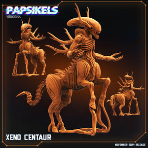 Aliens Vs Humans - Space Dead - Xeno Centaur, Papsikels, 32mm Mini
