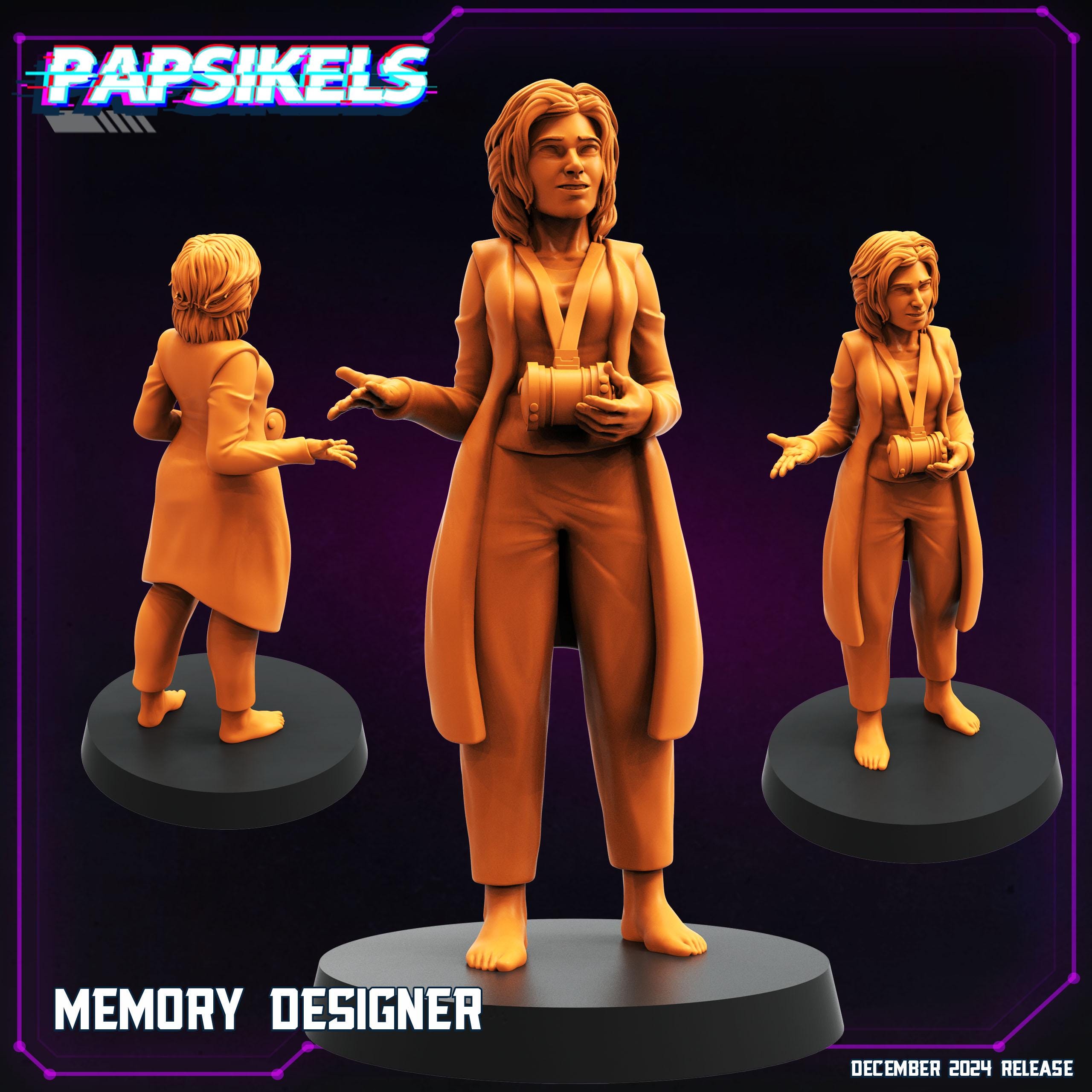 Cyberpunk, Memory Designer, Papsikels, 32mm Mini