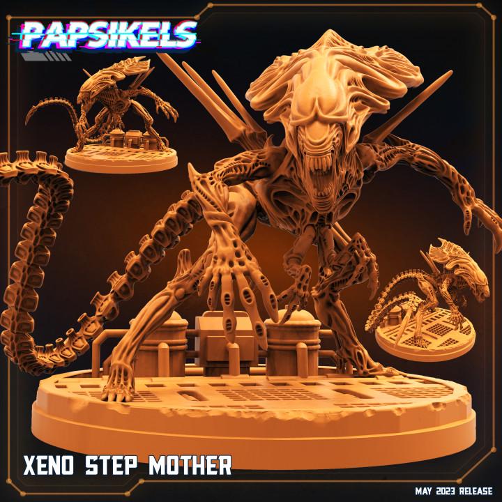 Aliens Vs Humans Xeno Step Mother - Queen , 32mm Scale - Papsikels, Resin Miniature
