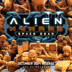 Aliens Vs Humans - Space Dead - Romulus - Xeno Outrageous, Papsikels, 32mm Mini