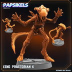 Aliens Vs Humans - Space Dead - Xeno Praetorians - Set 2, Papsikels, 32mm Mini