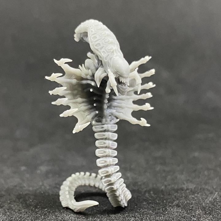 Xenowars Xenomorph Viper Miniature: 32mm Scale Alien Creature for RPG, TTRPG, and Tabletop Gaming