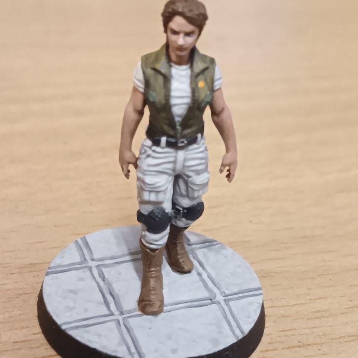 Aliens vs Humans Space Crew Nostromo Navigator 32mm Miniature for RPG - Papsikels