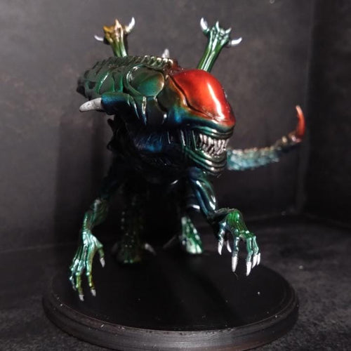 Aliens Vs Humans -  Xenomorph Xeno Parasaurolophus Miniature: Epic Alien Encounter for RPG and TTRPG Games