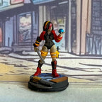 Cyberpunk Ashimeru Fate Wrangler 32mm Miniature - Papsikels RPG Tabletop Gaming Figure