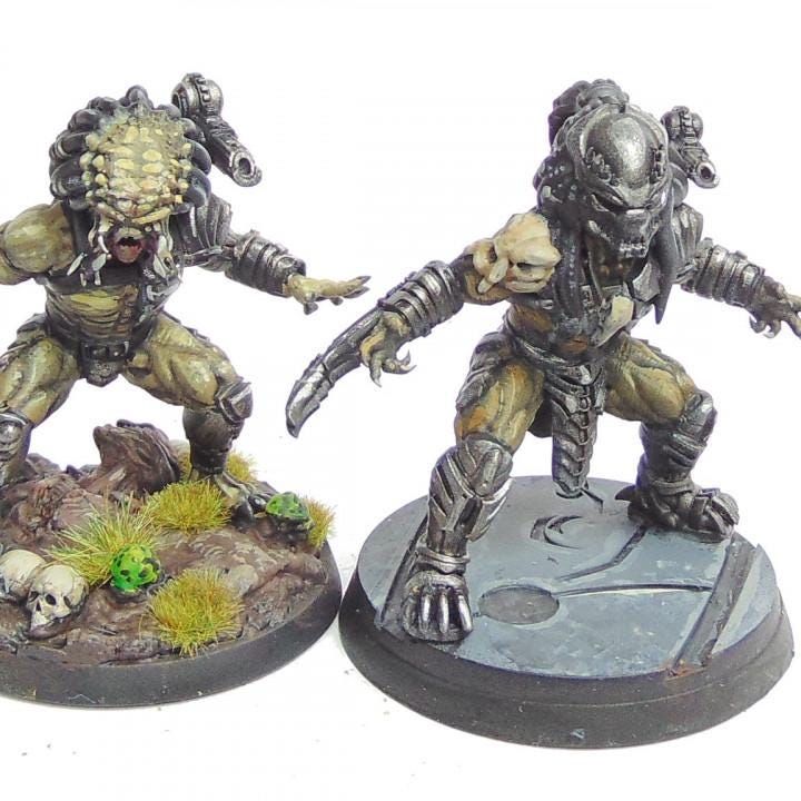 Berserker Skull Hunter Sergio The Bonesplitter Miniature - 32mm Resin Tabletop Figure for RPG & Wargaming