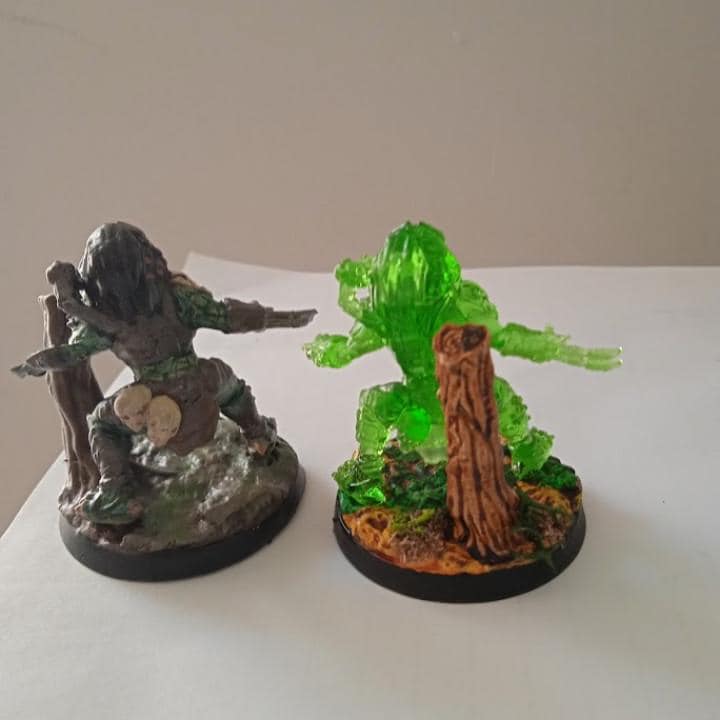 Berserker Skull Hunter Sergio The Bonesplitter Miniature - 32mm Resin Tabletop Figure for RPG & Wargaming