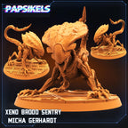 Alien Brood Sentry Miniature by Micha Gerhardt - Papsikels Xenomorph Figure for RPG and Tabletop Gaming