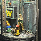 Sci-Fi Colonial Kids 32mm Miniatures for Tabletop RPGs - Alien vs. Human Marines Figures