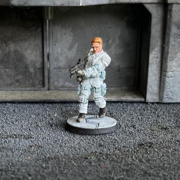 Xenowars Genesis Exterminator E-5000: Sci-Fi Resin Miniature for Tabletop RPG & Wargaming (32mm)